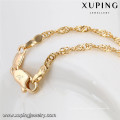 43276- Xuping Venda Quente Artificial Banhado A Ouro 18K Moda Chains Colar